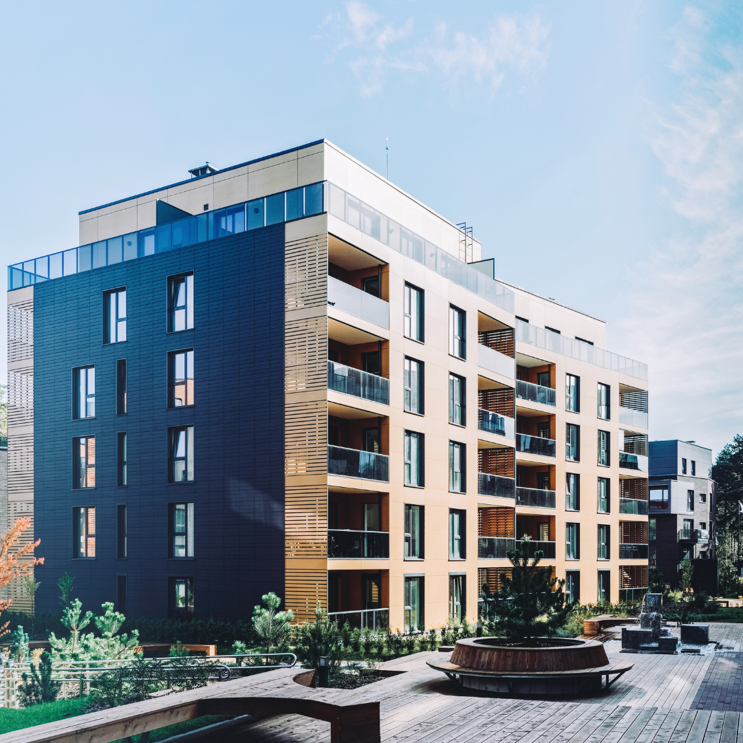 Moderne Wohnanlage, Immobilien-Objektauswahl